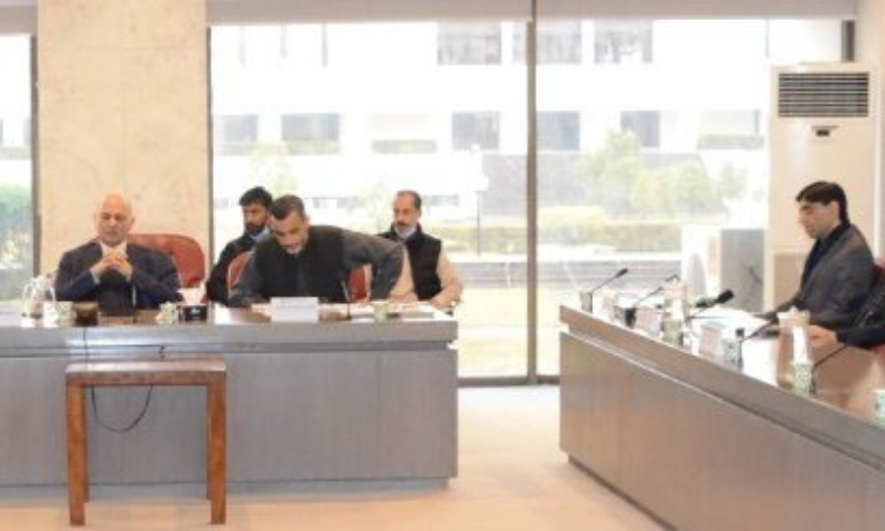 A view of the Senate Defence Committee meeting on Friday. — Photo via Senate of Pakistan Twitter A view of the Senate Defence Committee meeting on Friday. — Photo via Senate of Pakistan Twitter