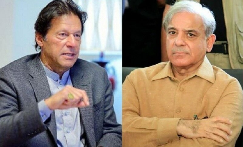 This combo photo shows Prime Minister Imran Khan (left) and PML-N President Shehbaz Sharif. — File