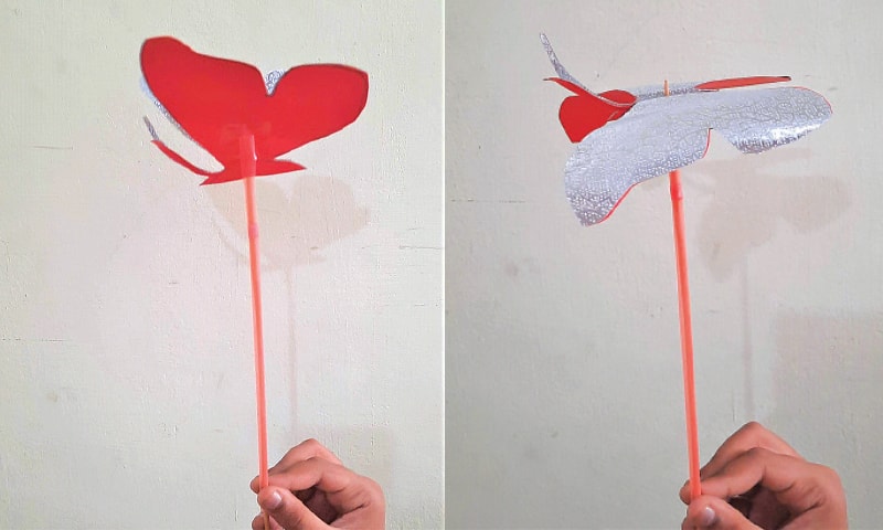 Flying Butterfly Straw Craft – 10 Minutes of Quality Time