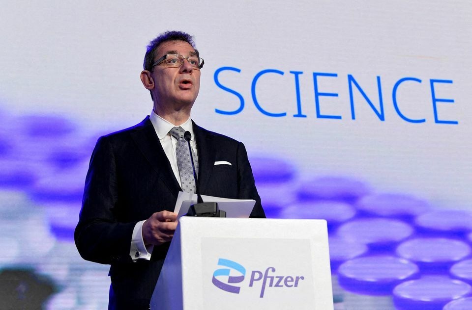 A file photo of Pfizer CEO Albert Bourla. — Reuters