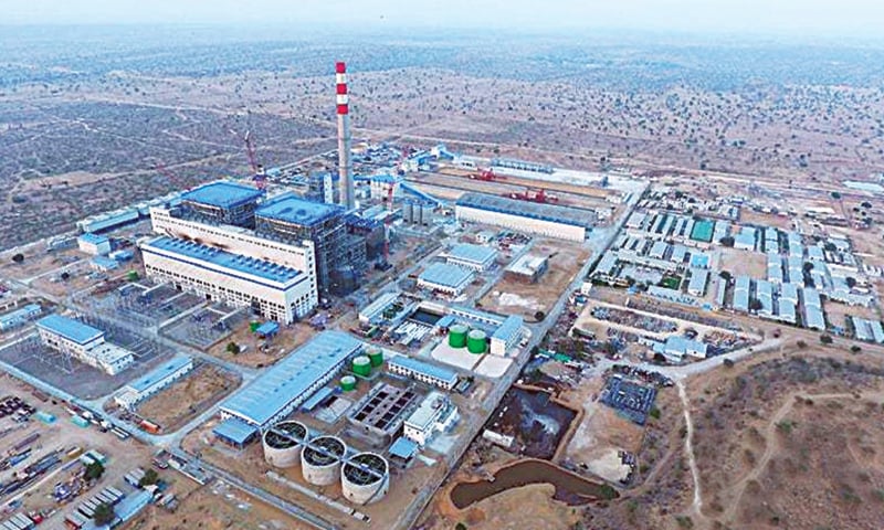 A view of Engro Powergen Thar Ltd’s lignite coal power plant. The International Finance Corporation invested $75 million in equity and provided a $150m loan to Habib Bank Ltd in April 2015, which  subsequently either invested equity in or provided debt finance to five Thar coal-to-power projects.— File photo