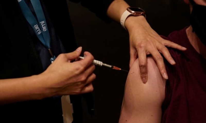 File photo of a nurse administering the AstraZeneca vaccine to a patient at a Covid-19 vaccination clinic at the Bankstown Sports Club during a lockdown to curb an outbreak of cases in Sydney, Australia on Aug 25, 2021. — Reuters