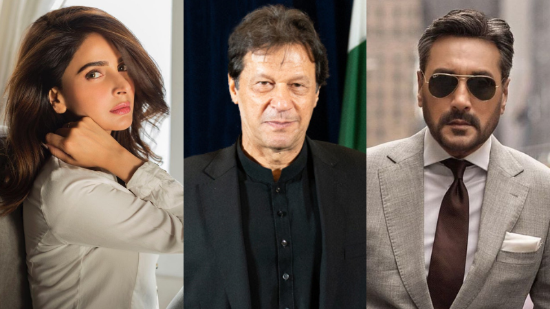 Saba Qamar, Adnan Siddiqui and other celebrities lend support to PM Imran ahead of no-trust vote