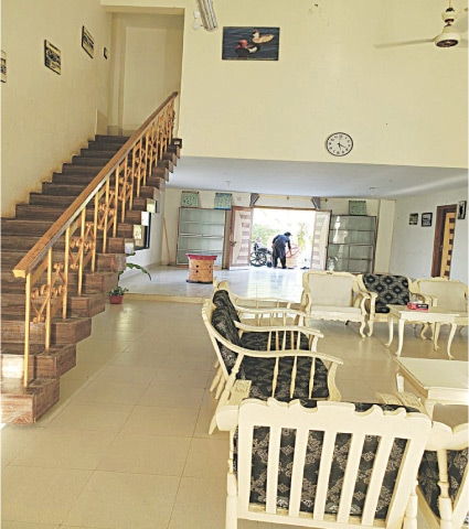 THE front portion of guest room .&mdash;Photos by writer