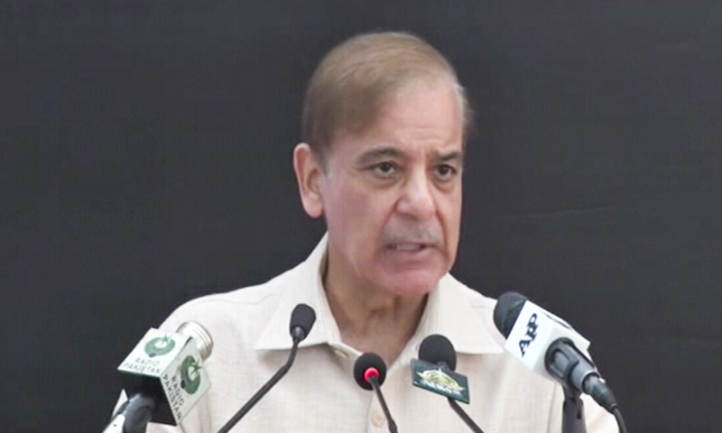 Prime Minister Shehbaz Sharif inaugurates the state-of-the-art Saleem Memorial Trust Hospital in Lahore on Sunday. — DawnNewsTV