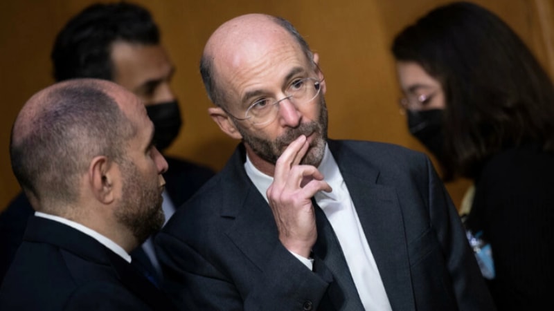 Robe Malley, the US special envoy on Iran, prepares to testify at the Senate Foreign Relations Committee. —AFP