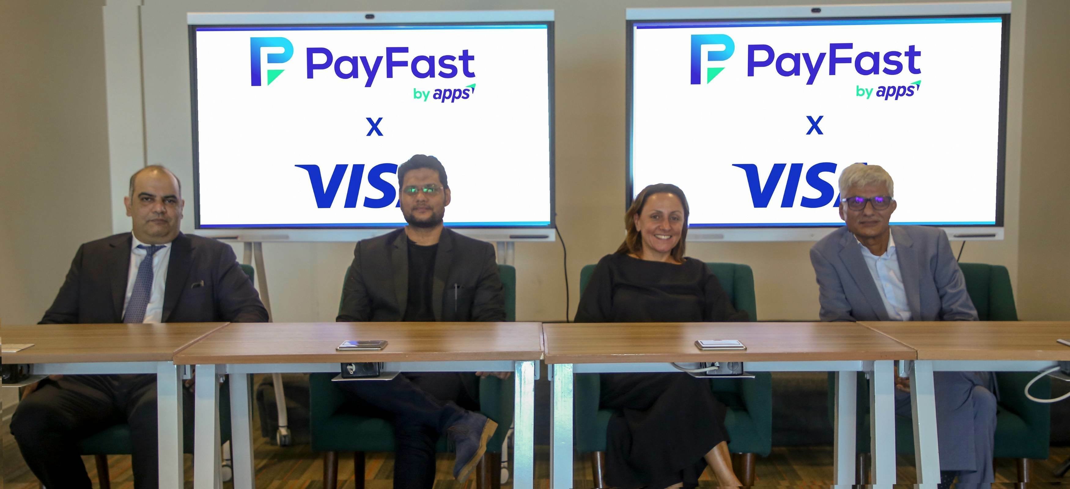 PayFast by APPS and Visa teams at the signing ceremony.