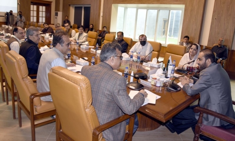 Balochistan Chief Minister Mir Abdul Qudoos Bizenjo chairs the first meeting on the Balochistan Public Private Partnership Board. — Photo courtesy: Twitter