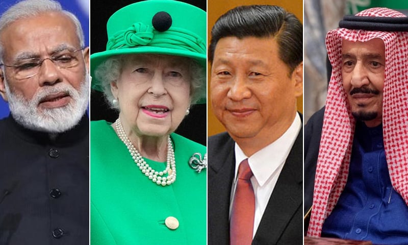 Xi, Saudi royals, Modi and UK queen saddened by floods