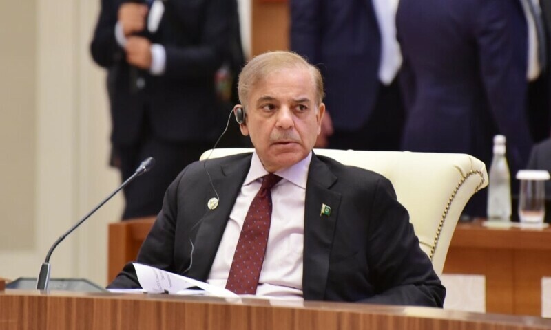 Prime Minister Shehbaz Sharif attends the SCO head of states meeting in Samarkand, Uzbekistan on Friday. — Photo courtesy: PM Office