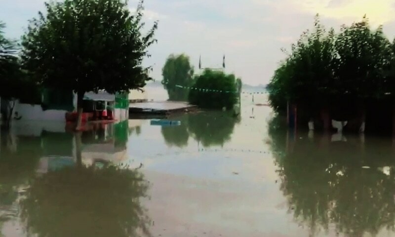 A view of recent flooding in Dera Ghazi Khan. — DawnNewsTV/File