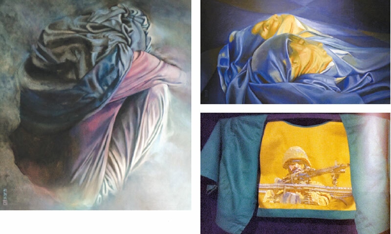 Some of the artworks displayed at the exhibition.
— Fahim Siddiqi / White Star Some of the artworks displayed at the exhibition.
— Fahim Siddiqi / White Star