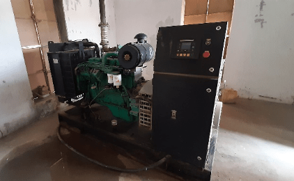  Diesel generator powering the RO plant. — Photo provided by author 