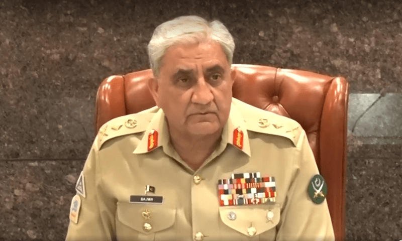 Army Chief Gen Qamar Javed Bajwa chairs the Corps Commanders’ Conference at the General Headquarters, Rawalpindi, on October 18, 2022. — Photo via ISPR