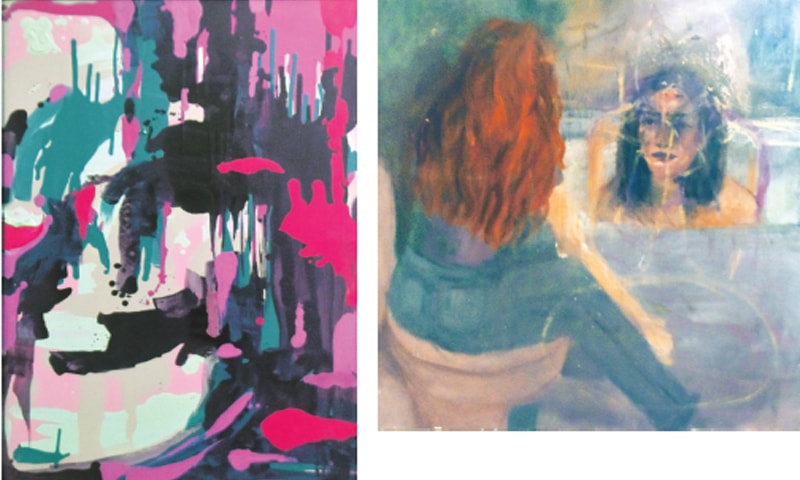 Some of the artworks displayed at the exhibition.
—Fahim Siddiqi / White Star Some of the artworks displayed at the exhibition.
—Fahim Siddiqi / White Star