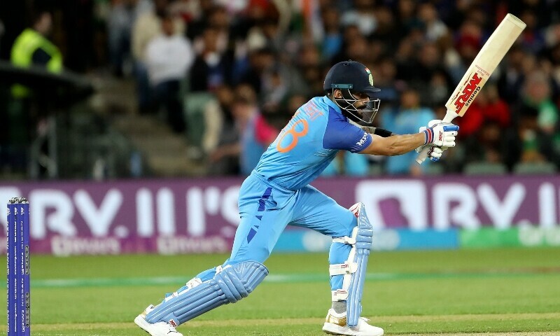 India’s Virat Kohli plays a shot during the ICC men’s Twenty20 World Cup 2022 cricket match between India and Bangladesh at Adelaide Oval, Australia on November 2. — AFP