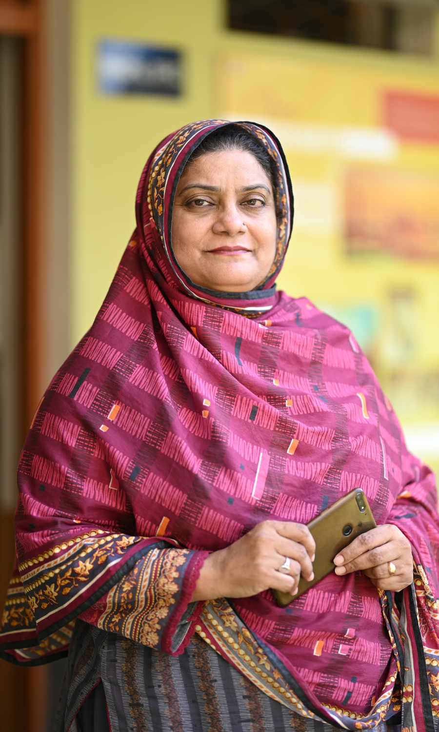 Ms. Farhat Aziz stepped up to ensure her students will get uninterrupted access to safe water on campus via dispensers attached to the water filtration plant     