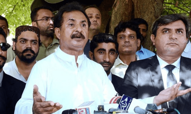 Leader of the Opposition in the Sindh Assembly Haleem Adil Sheikh. &mdash; APP/File