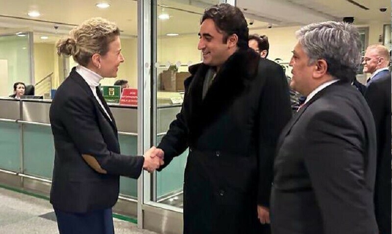 Foreign Minister Bilawal Bhutto-Zardari arrives in Moscow on Sunday on a two-day official visit. — MOFA/Twitter