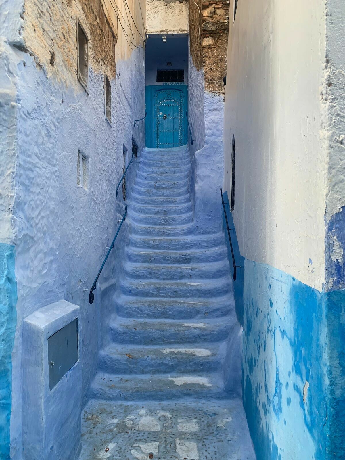 Different shades of blue in the alleyways of Chefchaouen. — Photos provided by author