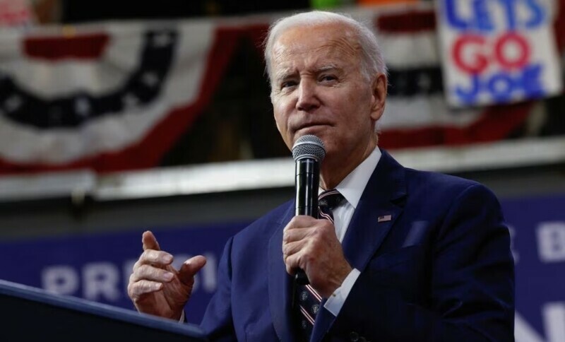 US President Joe Biden delivers remarks about his budget for fiscal year 2024 at the Finishing Trades Institute in Philadelphia. — Reuters US President Joe Biden delivers remarks about his budget for fiscal year 2024 at the Finishing Trades Institute in Philadelphia. — Reuters