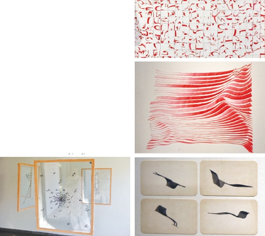 Some of the artworks displayed at the exhibition.&mdash;Fahim Siddiqi / White Star
