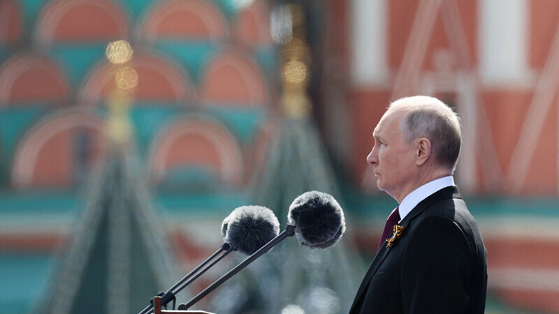 Russian President Vladimir Putin delivers a speech during a military parade on Victory Day, which marks the 78th anniversary of the victory over Nazi Germany in World War Two, in Red Square in central Moscow, Russia May 9, 2023. &mdash; Reuters