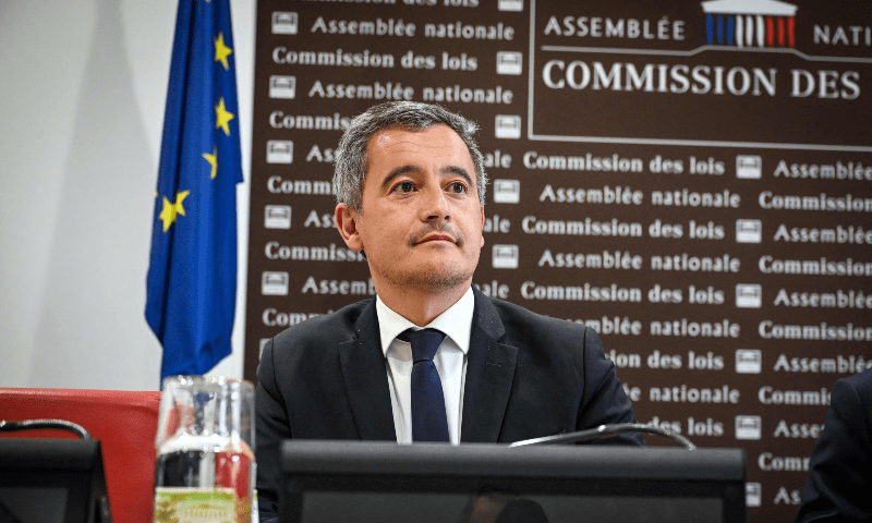 France&rsquo;s Interior Minister Gerald Darmanin waits for the start of his hearing by the Law Commission of the French National Assembly in Paris on July 19, 2023, over his management of the riots following the shooting of Nahel, a teenage driver, by French police in the Paris suburb of Nanterre on June 27. &mdash; AFP