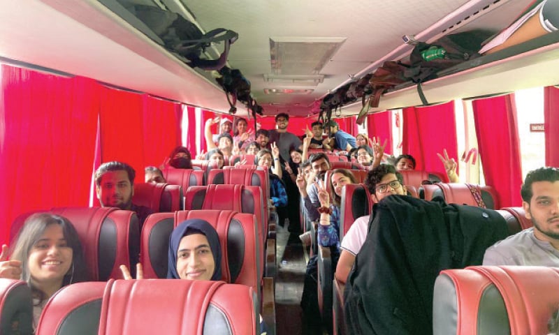 A team from Lums on way to Gilgit to participate in the GB Summer Fiesta 2023. — Dawn A team from Lums on way to Gilgit to participate in the GB Summer Fiesta 2023. — Dawn