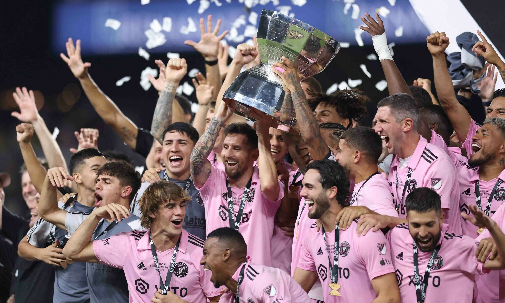 Messi Leads Inter Miami To First Trophy With Leagues Cup Win Sport 