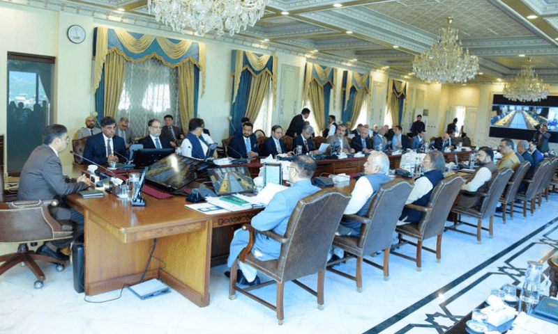 In this file photo, Prime Minister Anwaarul Haq Kakar presides over a meeting of the federal cabinet in islamabad on Oct 11. — Radio Pakistan/File In this file photo, Prime Minister Anwaarul Haq Kakar presides over a meeting of the federal cabinet in islamabad on Oct 11. — Radio Pakistan/File