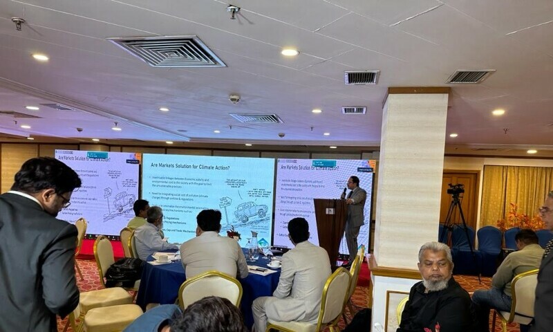 A seminar was organised by the National Disaster Risk Management Fund on “leveraging carbon markets to enable private investment,”. — Photo courtesy: NDRMF/X