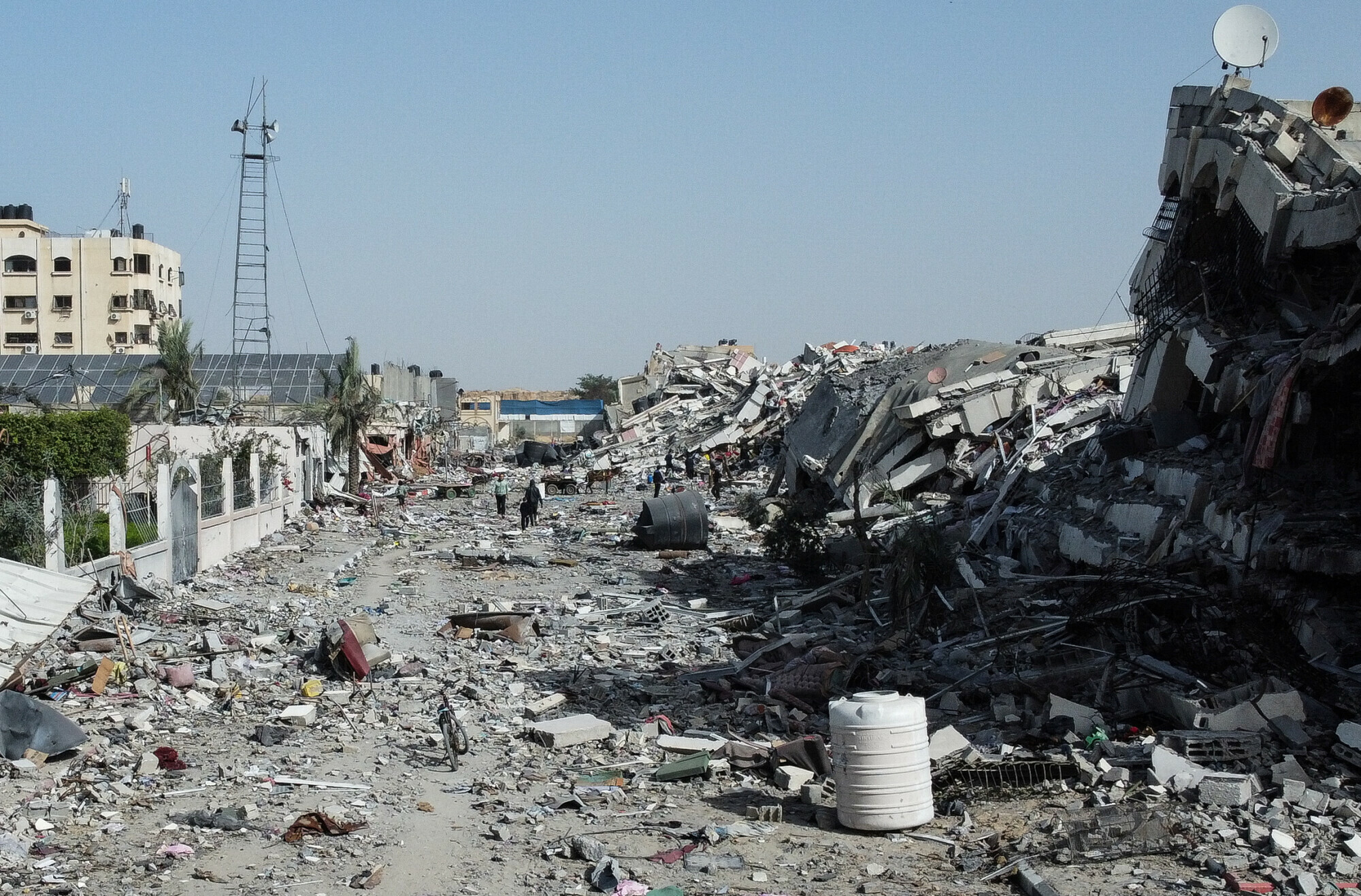 PHOTOS: Gaza residential buildings destroyed in Israeli strikes