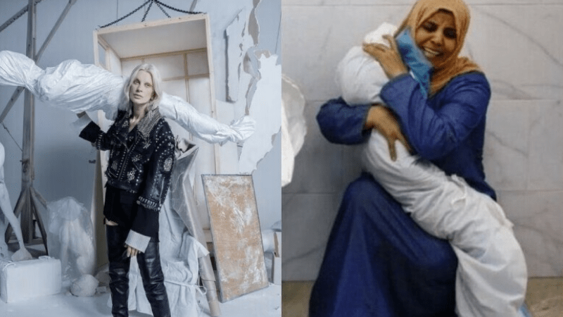 Clothing giant Zara in hot water after netizens liken its latest campaign to scenes from Gaza