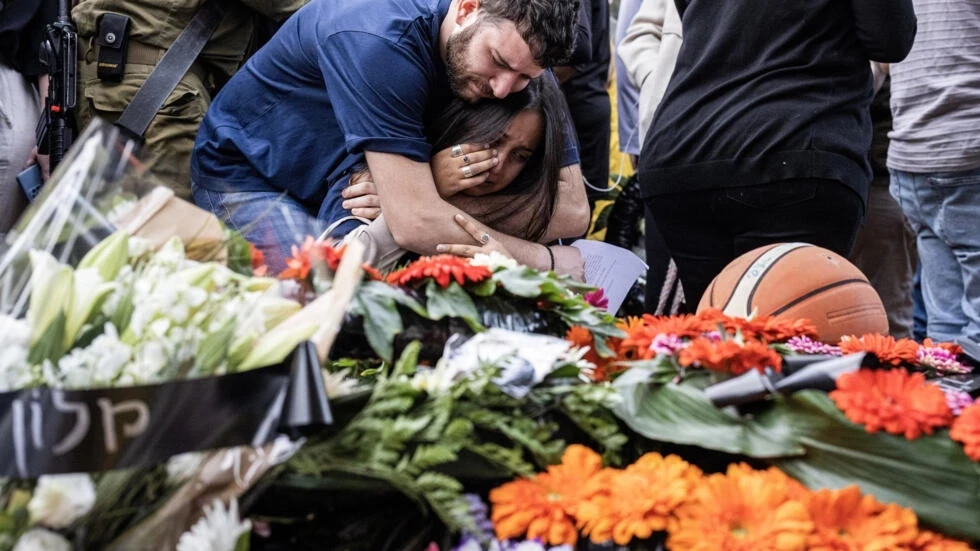 Alon Shamriz, 26, whose funeral was held on Sunday was one of three Israeli hostages mistakenly killed by soldiers during an operation in the Gaza Strip. &mdash; AFP