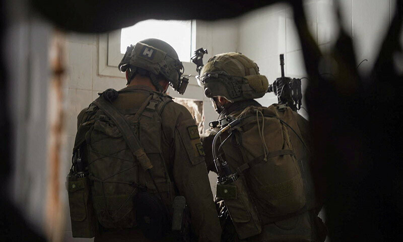 Israeli soldiers operate in the Gaza Strip on December 30, 2023. &mdash; Reuters