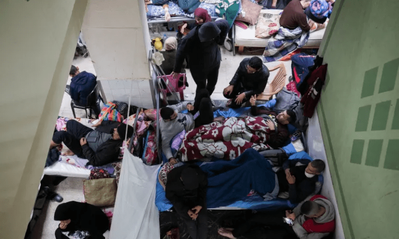 Palestinians wounded in Israeli strikes receive treatment at the Al-Aqsa Hospital in Deir El-Balah — Reuters