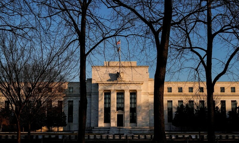 The Federal Reserve building is seen in Washington, U.S., January 26, 2022. &mdash; Reuters