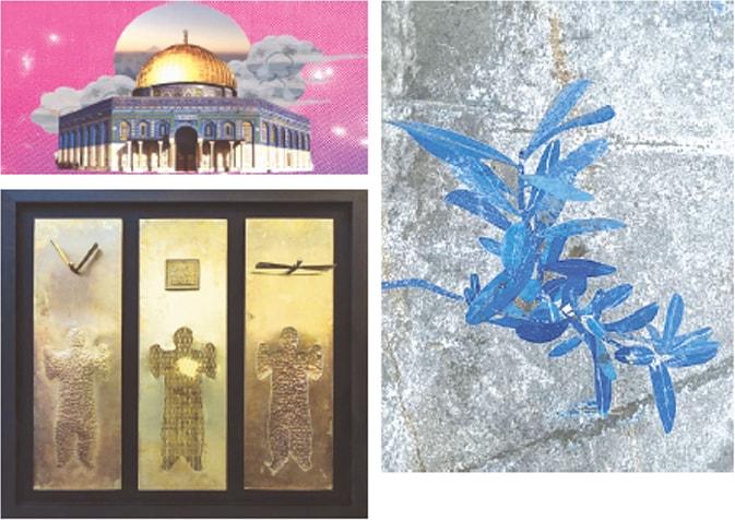 Some of the artworks displayed at the exhibition.&mdash;White Star