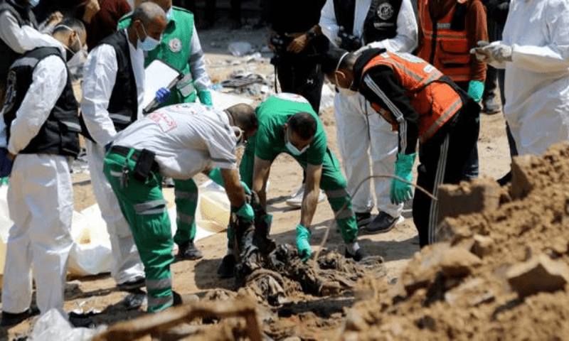 Mass grave found at Al Shifa Hospital in Gaza: report