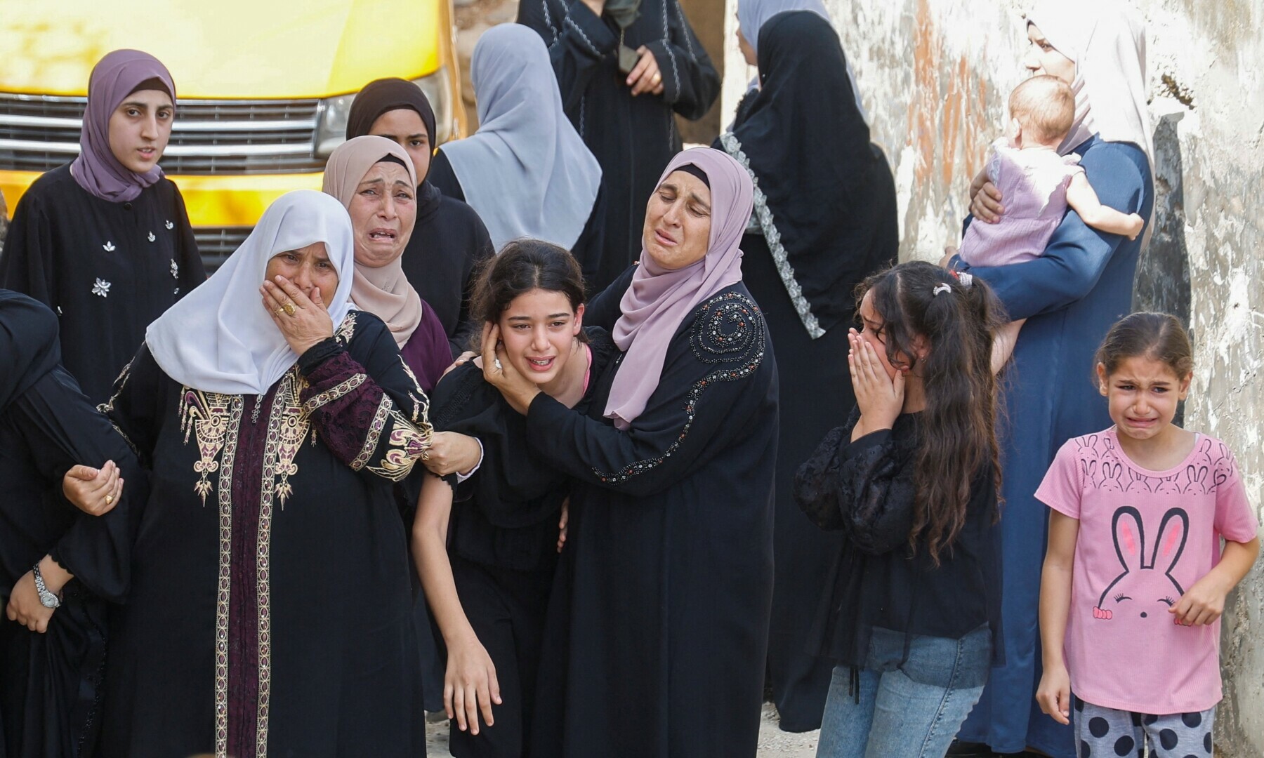  Mourners attend the funeral of Loujain Musleh, a Palestinian killed during a military operation in Kafr Dan, near Jenin, Israel-occupied West Bank on Sept 4, 2024. &mdash; Reuters/Raneen Sawafta 
