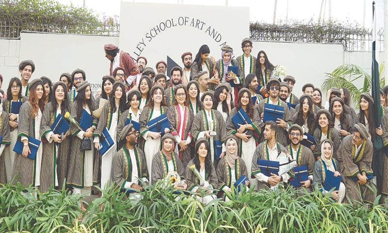 IVS graduates pose after the convocation.&mdash;Dawn