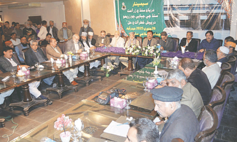 DELIBERATIONS of the seminar underway in a Hyderabad hotel, on Sunday. — Dawn DELIBERATIONS of the seminar underway in a Hyderabad hotel, on Sunday. — Dawn