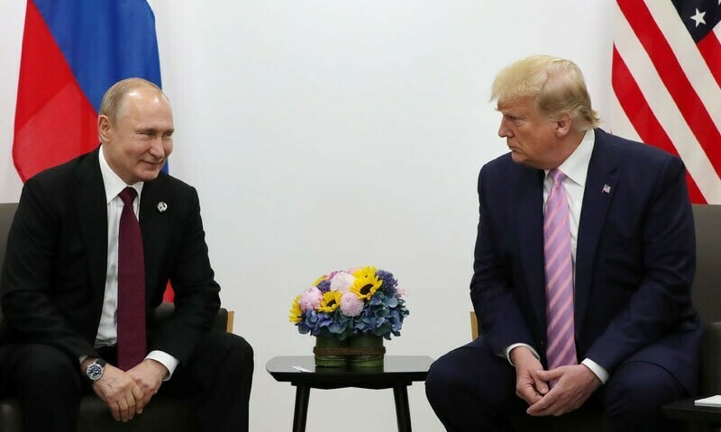 ٹرمپ نے اعلان کیا تھا مذاکرات میں یوکرین کو شاید اپنی زمین واپس نہ مل سکے
— فائل فوٹو: اے ایف پی ٹرمپ نے اعلان کیا تھا مذاکرات میں یوکرین کو شاید اپنی زمین واپس نہ مل سکے
— فائل فوٹو: اے ایف پی