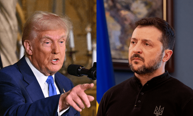 Zelensky accuses Trump of living in Russian &lsquo;disinformation&rsquo; bubble