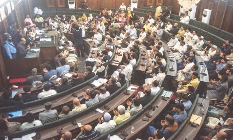 City Council session underway on Thursday.&mdash;Fahim Siddiqi/ White Star