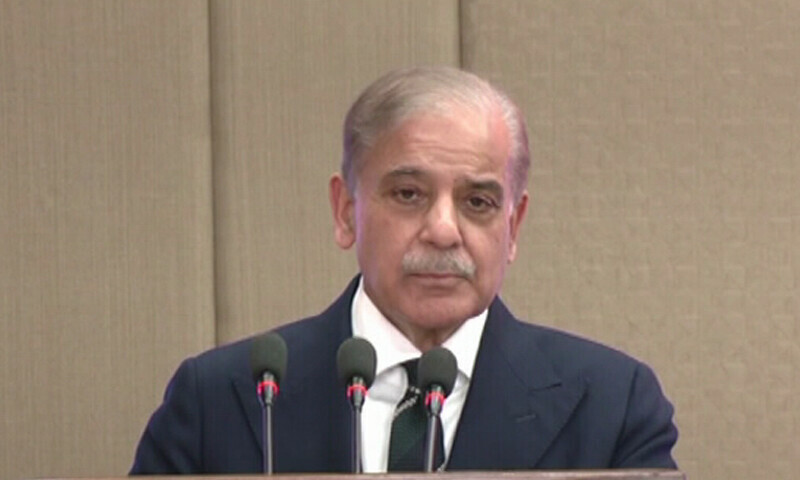 وزیراعظم شہباز شریف نے اینٹوں کے بھٹوں سے چائلڈ لیبر کا خاتمہ کرنے پر بھی روشنی ڈالی — فوٹو: ڈان نیوز وزیراعظم شہباز شریف نے اینٹوں کے بھٹوں سے چائلڈ لیبر کا خاتمہ کرنے پر بھی روشنی ڈالی — فوٹو: ڈان نیوز