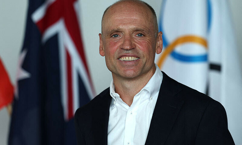 Australia&rsquo;s newly appointed Olympic Committee CEO Mark Arbib poses for a photo after an AOC press conference at the Museum of Contemporary Art in Sydney on April 2. &mdash; AFP