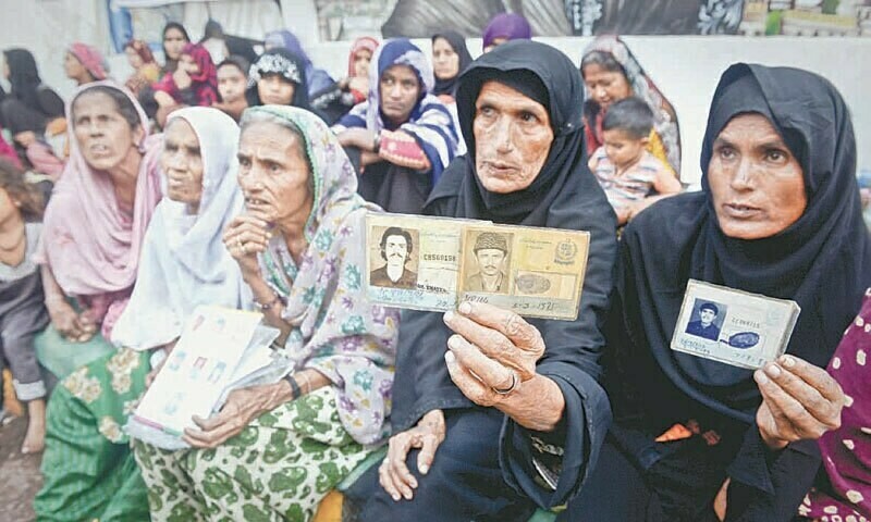 Families of Pakistani fishermen languishing in Indian jails hold a hunger strike and protest outside the Karachi Press Club: the absence of regular updates or direct communication fosters a sense of helplessness and isolation, exacerbating the emotional distress of family members | White Star