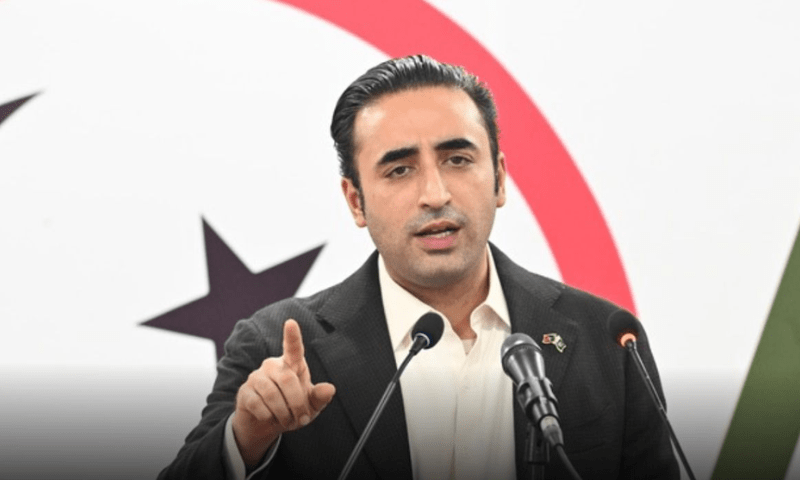 PPP Chairman Bilawal Bhutto-Zardari addresses over 150 district headquarters and cities across the country via video link on the occasion of the 57th PPP Foundation Day in this file photo from December 2024. — Photo via X/@MediaCellPPP